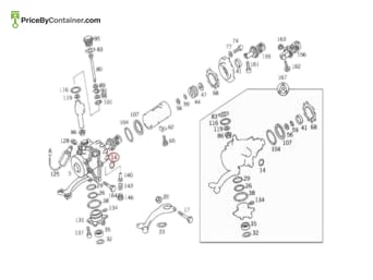 MERCEDES-BENZ 1404660160 — Mercedes-Benz Genuine SEAL 1404660160