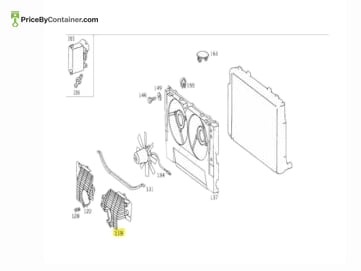 MERCEDES-BENZ 1405050488 — Description Mercedes-Benz Genuine Covering Left 1405050488 (004)