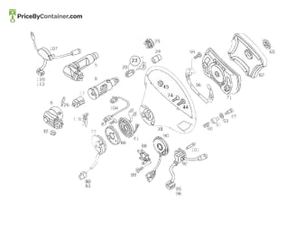 MERCEDES-BENZ 1405401144 — Mercedes-Benz Genuine INDICATOR SWITCH 1405401144
