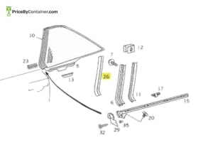 MERCEDES-BENZ 1406730370 — DESCRIPTION Mercedes-Benz Genuine Original New Covering Left 1406730370