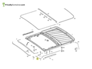 MERCEDES-BENZ 1407800913 — Description Mercedes-Benz Genuine Cover Rail To Bottom Frame Front 1407800913 (004)