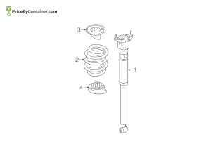 MERCEDES-BENZ 1563201231 — Mercedes-Benz Genuine SHOCK ABSORBER 1563201231