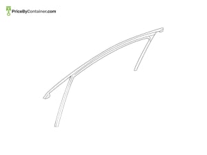 MERCEDES-BENZ 1567250125 — Mercedes-Benz Genuine FR DOOR SEAL 1567250125