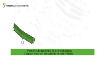 MERCEDES-BENZ 1568804100 — Mercedes-Benz Genuine COVER BUMPER AREA 1568804100