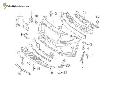 MERCEDES-BENZ 1568859701 — Mercedes-Benz Genuine MOUNTING RAIL 1568859701