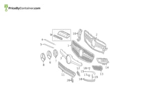 MERCEDES-BENZ 15688802609775 — Mercedes-Benz Genuine CARRIER 15688802609775