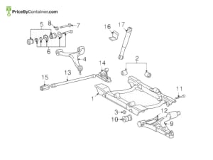 MERCEDES-BENZ 1633260900 — Mercedes-Benz Genuine SHOCK ABSORBER 1633260900
