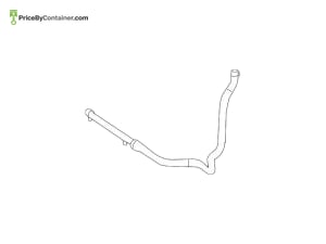 MERCEDES-BENZ 1645004375 — Mercedes-Benz Genuine HOSE 1645004375