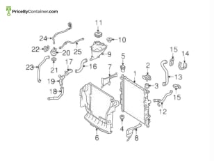 MERCEDES-BENZ 1645060635 — Mercedes-Benz Genuine HOSE 1645060635