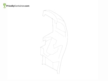 MERCEDES-BENZ 16468025008K67 — Mercedes-Benz Genuine COVER, INSTRUMENT PANE 16468025008K67