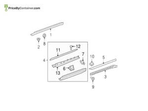 MERCEDES-BENZ 1646902875 — Mercedes-Benz Genuine STEP INSERT 1646902875