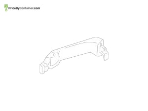 MERCEDES-BENZ 16476003709999 — Mercedes-Benz Genuine DOOR HANDLE 16476003709999