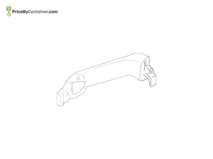 MERCEDES-BENZ 1647600470649999 — Mercedes-Benz Genuine DOOR HANDLE 1647600470649999
