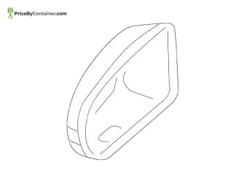MERCEDES-BENZ 1648101464 9197 — Mercedes-Benz Genuine COVER MIRROR RH 1648101464 9197