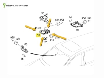 MERCEDES-BENZ 1648201385 — Mercedes-Benz Genuine Rear Left Door Edge Garnish Molding 1266981780 Description The Mercedes-Benz Genuine Roof Mounted…
