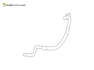 MERCEDES-BENZ 1648300015 — Mercedes-Benz Genuine PIPE LINE 1648300015