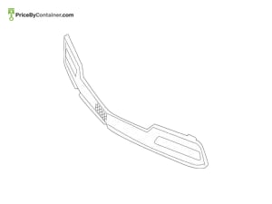 MERCEDES-BENZ 1648801424 — Mercedes-Benz Genuine GRIL 1648801424