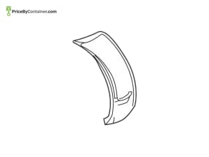 MERCEDES-BENZ 16488451229999 — Mercedes-Benz Genuine RR SPOILER 16488451229999