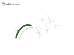 MERCEDES-BENZ 16488453229792 — Mercedes-Benz Genuine WHEEL ARCH 16488453229792