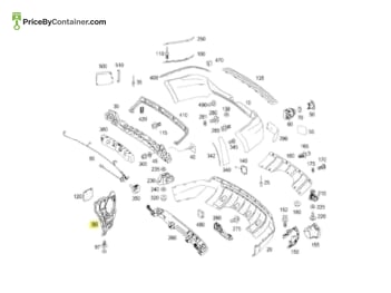 MERCEDES-BENZ 1648850514 — Description Mercedes-Benz Genuine Lateral Support Left Bracket 1648850514 (004)