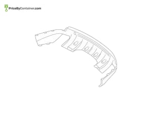 MERCEDES-BENZ 1648858025 — Mercedes-Benz Genuine PANELING REAR BOTTOM 1648858025