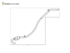 MERCEDES-BENZ 166320006964 — Mercedes-Benz Genuine AIR FILTER HOSE 166320006964