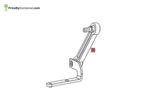 MERCEDES-BENZ 1663201032 — Mercedes-Benz Genuine LINK ROD 1663201032