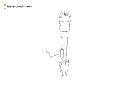 MERCEDES-BENZ 166320136880 — Mercedes-Benz Genuine FR SHOCK AB LEFT 166320136880