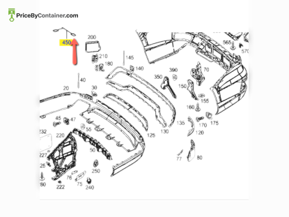 MERCEDES-BENZ 1664409034 — MERCEDES BENZ GENUINE – 1664409034 BLIND SPOT ASSISTANT ELECTRICAL WIRING HARNESS GENUINE ELECTRIC PARTS