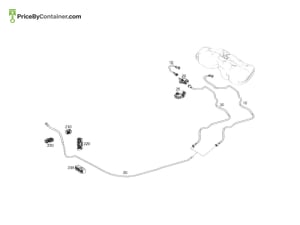 MERCEDES-BENZ 1664708964 — Mercedes-Benz Genuine FUEL LINE 1664708964
