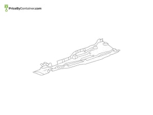 MERCEDES-BENZ 1666801601 — Mercedes-Benz Genuine COVER FLOOR LH 1666801601