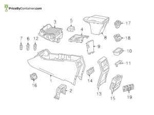 MERCEDES-BENZ 16668044148N84 — Mercedes-Benz Genuine BRACKET 16668044148N84