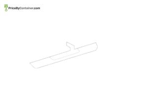 MERCEDES-BENZ 1666808600 — Mercedes-Benz Genuine COVER RAIL 1666808600