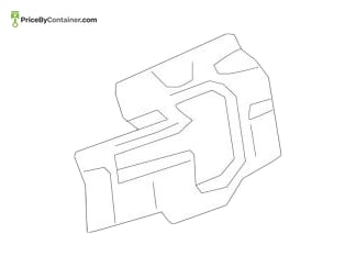 MERCEDES-BENZ 1666825800 — Mercedes-Benz Genuine SHIELDING 1666825800