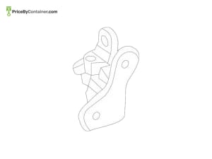 MERCEDES-BENZ 1667200237 — Mercedes-Benz Genuine HINGE 1667200237