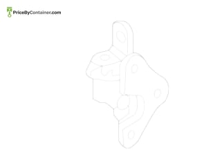 MERCEDES-BENZ 1667200437 — Mercedes-Benz Genuine HINGE 1667200437