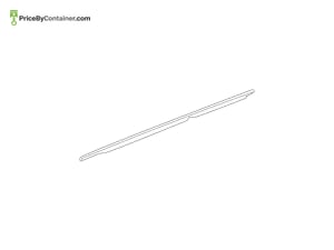 MERCEDES-BENZ 1667254800 — Mercedes-Benz Genuine SEALING RAIL 1667254800