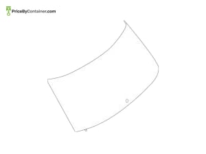 MERCEDES-BENZ 1667402000 — Mercedes-Benz Genuine REAR WINDOW 1667402000