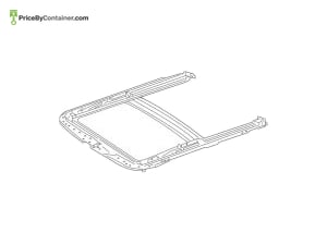 MERCEDES-BENZ 1667840070 — Mercedes-Benz Genuine WIND DEFLECTOR F SUNROOF 1667840070