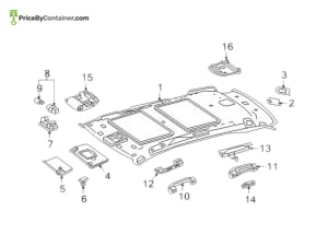 MERCEDES-BENZ 16681000128N84 — Mercedes-Benz Genuine COUNTER BEARING 16681000128N84