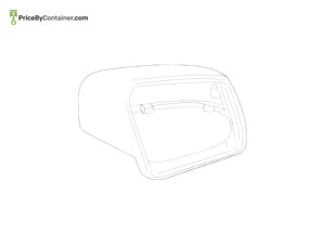 MERCEDES-BENZ 16681099009197 — Mercedes-Benz Genuine MIRROR COVER 16681099009197