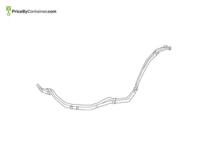MERCEDES-BENZ 1668307900 — Mercedes-Benz Genuine REFRIGERANT LINE 1668307900