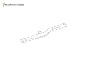 MERCEDES-BENZ 1668312400 — Mercedes-Benz Genuine AIR DUCT 1668312400
