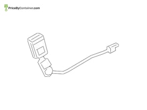 MERCEDES-BENZ 1668600769 — Mercedes-Benz Genuine SEAT BELT BUCKLE 1668600769