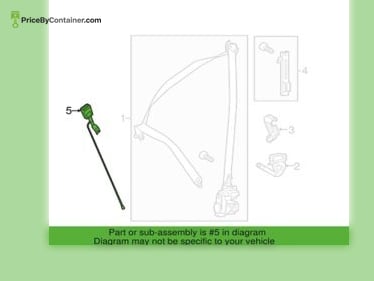 MERCEDES-BENZ 1668600969 — Mercedes-Benz Genuine SEAT BELT LOCK 1668600969