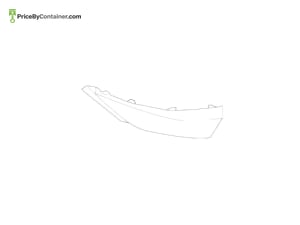 MERCEDES-BENZ 1668853025 — Mercedes-Benz Genuine TRIM BUMPER 1668853025