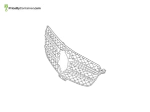 MERCEDES-BENZ 1668880360 — Mercedes-Benz Genuine GRILL FRAME 1668880360