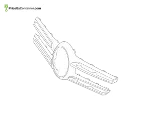 MERCEDES-BENZ 16688804239982 — Mercedes-Benz Genuine TRIM GRILLE 16688804239982