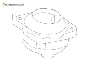 MERCEDES-BENZ 1672407100 — Mercedes-Benz Genuine GEAR MOUNT 1672407100
