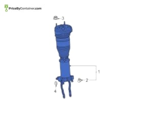 MERCEDES-BENZ 1673203805 — Mercedes-Benz Genuine SHOCK ABSORBER 1673203805
